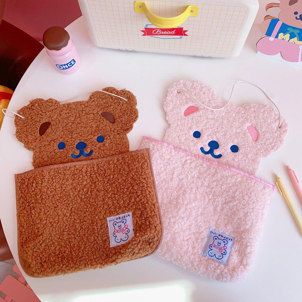Japanese cute bear wall hanging storage bag NP-020008 - CHL-STORE 