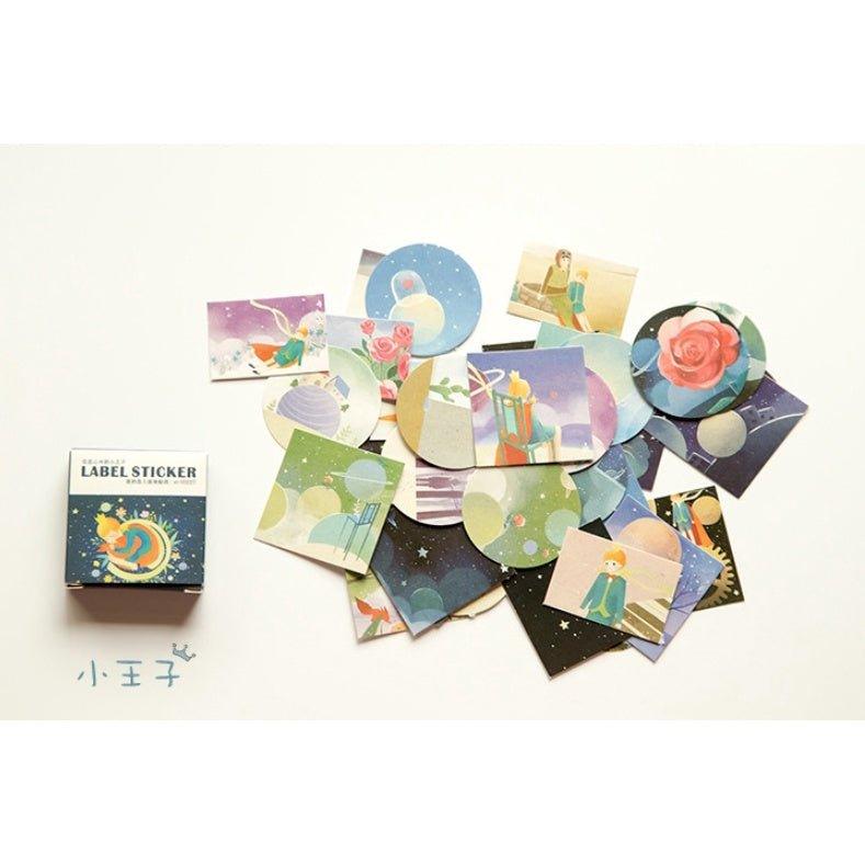 Japanese Original Boxed Pocket Sticker Diary Sticker Zephyr Sealing Sticker Landscape Animal Cartoon Decorative Sticker Boxed Sticker NP-000067 - CHL-STORE 