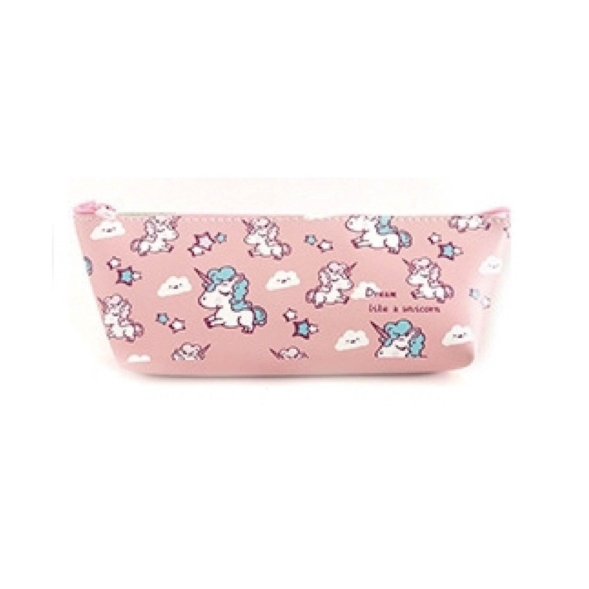 Japanese Style Sweet and Cute Unicorn Pencil Case Girly Style Pencil Case PU Pencil Case NP-020032 - CHL-STORE 