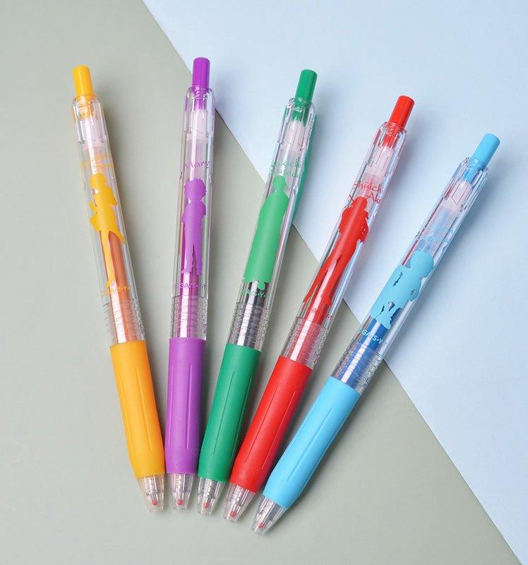 KADOKAWA x ZEBRA SARASA Detective Conan 0.5MM Gel Pen Ball Pen Akai Family Five Color Set - CHL-STORE 