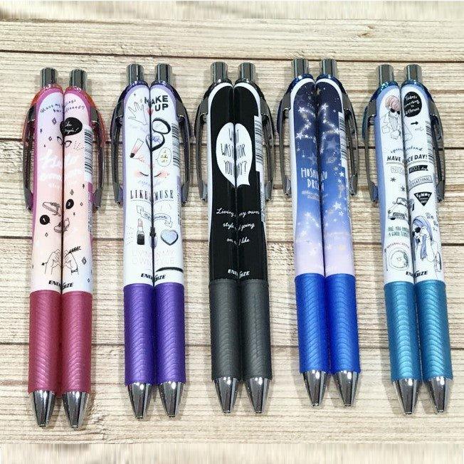 KAMIO 87012 ENERGIZE Popular Illustration 0.5mm Automatic Pencil Automatic Pen Japan Limited Purple - CHL-STORE 