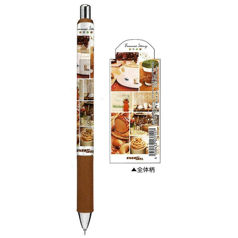 KAMIO x PENTEL 20375 ENERGEL 0.5mm cute illustration style black ink gel pen - CHL-STORE 