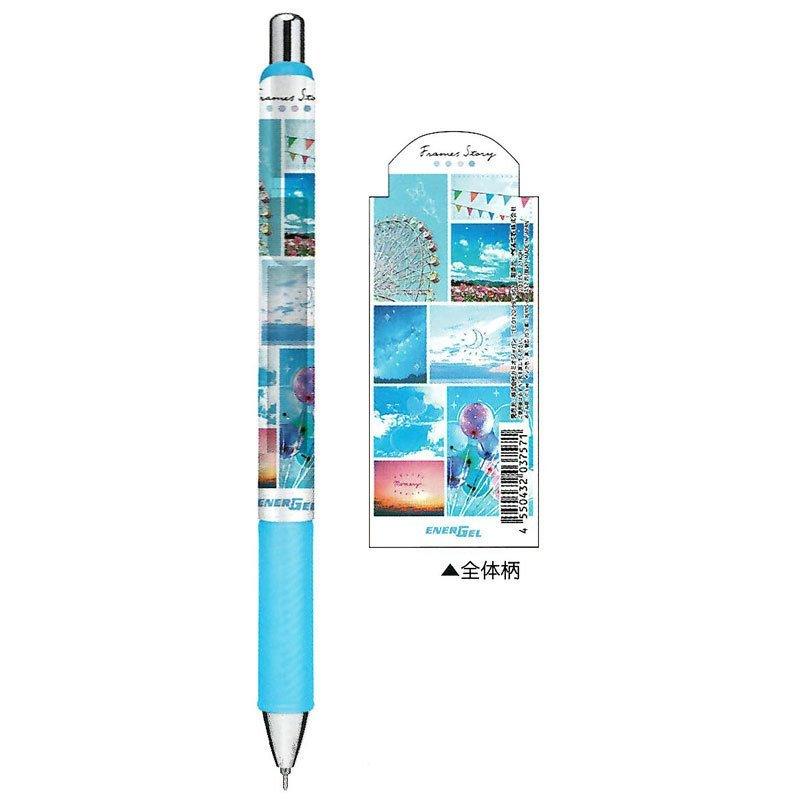 KAMIO x PENTEL 20375 ENERGEL 0.5mm cute illustration style black ink gel pen - CHL-STORE 
