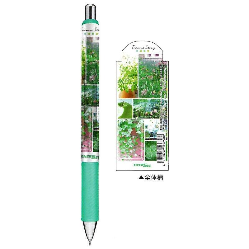 KAMIO x PENTEL 20375 ENERGEL 0.5mm cute illustration style black ink gel pen - CHL-STORE 