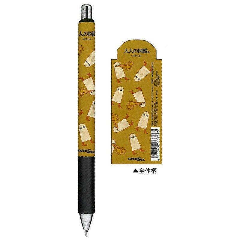 KAMIO x PENTEL 20375 ENERGEL 0.5mm cute illustration style black ink gel pen - CHL-STORE 