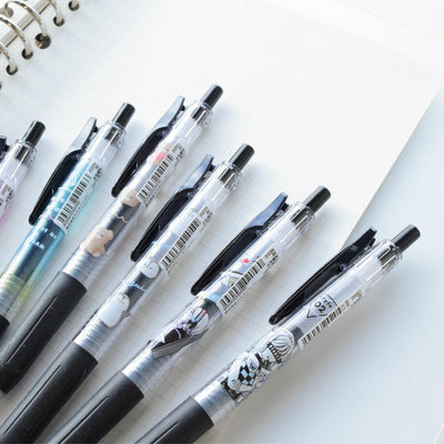KAMIO x ZEBRA 20205 SARASA 0.5MM cute pattern animal gradient black ink gel pen - CHL-STORE 