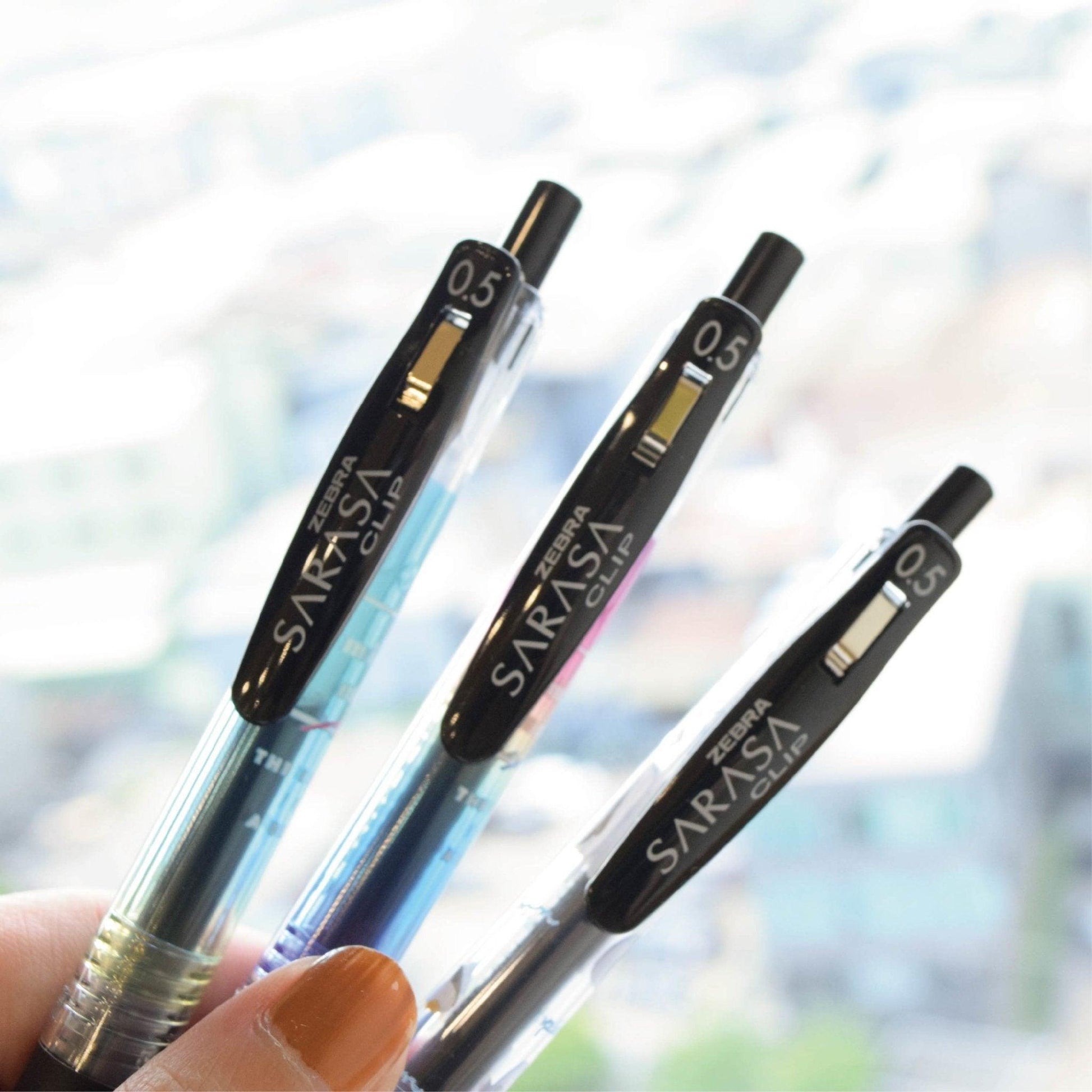 KAMIO x ZEBRA 20205 SARASA 0.5MM cute pattern animal gradient black ink gel pen - CHL-STORE 