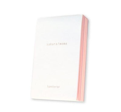 KAMITERIOR pink gradient texture simple B7 note paper card stock message card - CHL-STORE 