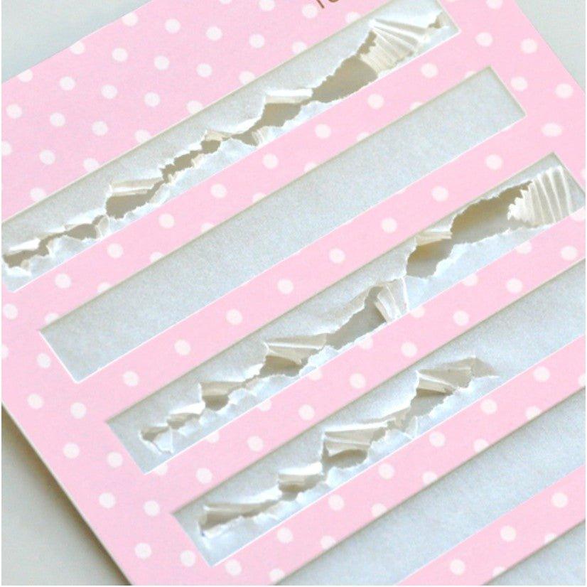 KEMITERIOR SHURITTO TODO LIST note MEMO 10pcs Pink Dots Green Grid - CHL-STORE 