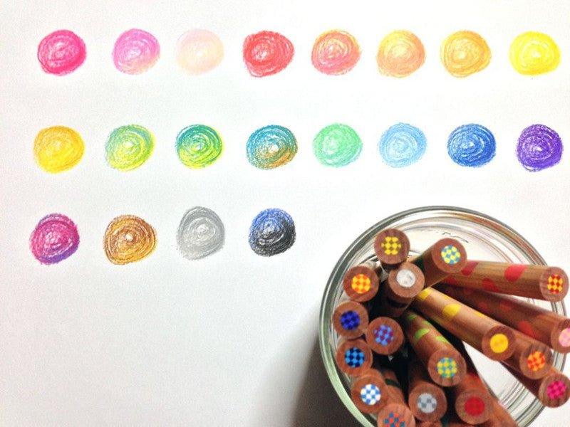 KOKUYO MIX KE-AC1 two-color pencil color pencil 10 sets colored pencils with sharpening tool - CHL-STORE 
