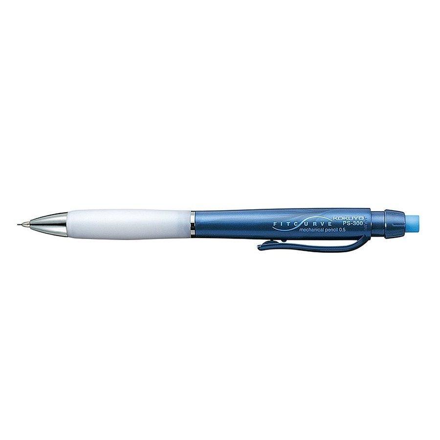 KOKUYO PS-300B Ergonomic Design Low Center of Gravity Automatic Pencil Automatic Pencil Automatic Pen 0.5mm Blue - CHL-STORE 