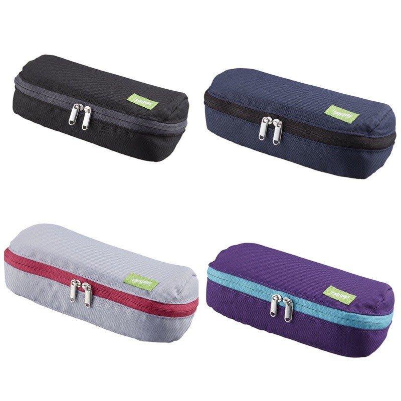KOKUYO SHELLBRO F-VBF190 Large capacity pencil case pencil bag gray purple - CHL-STORE 