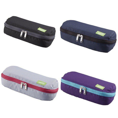 KOKUYO SHELLBRO F-VBF190 Large capacity pencil case pencil bag gray purple - CHL-STORE 