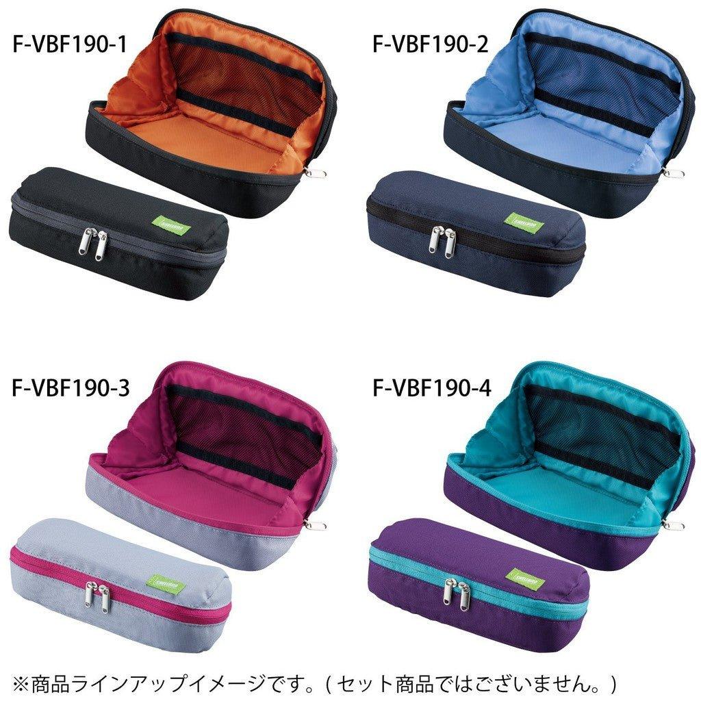 KOKUYO SHELLBRO F-VBF190 Large capacity pencil case pencil bag gray purple - CHL-STORE 