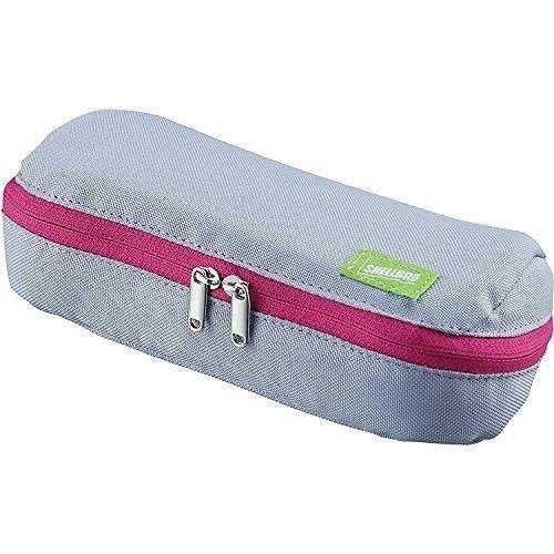 KOKUYO SHELLBRO F-VBF190 Large capacity pencil case pencil bag gray purple - CHL-STORE 