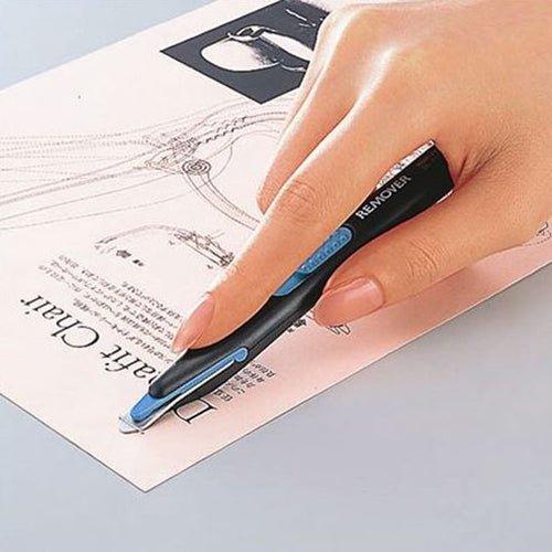 KOKUYO SL-R10 In addition to the stapler, the needle remover is suitable for No. 10 staples white black - CHL-STORE 