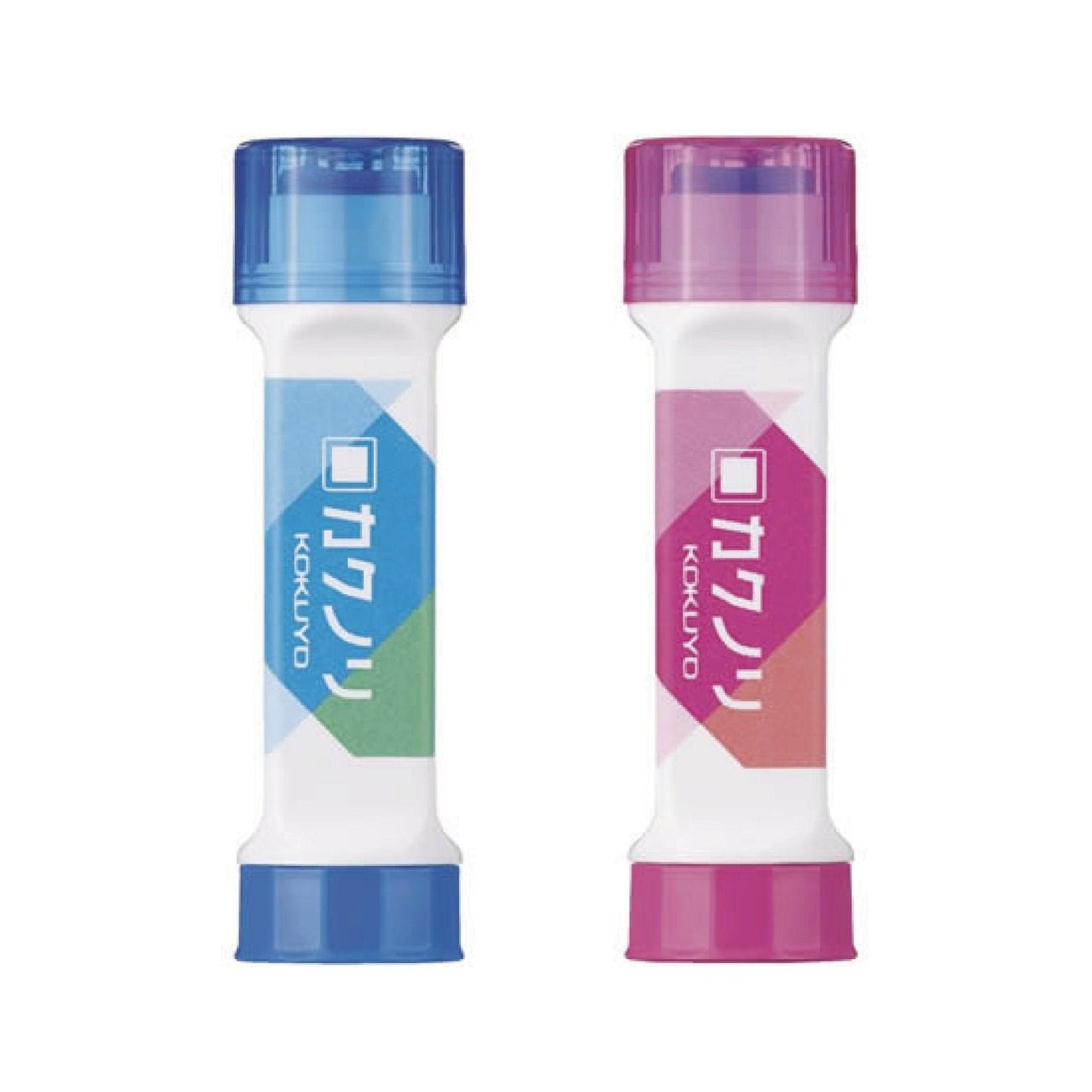 KOKUYO Square Color Changing Lipstick Glue Achromatic Lipstick Glue Blue Pink 8g TA-KS311 - CHL-STORE 