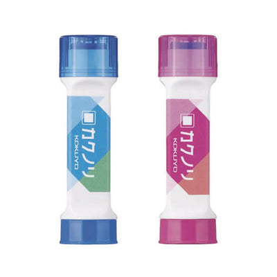 KOKUYO Square Color Changing Lipstick Glue Achromatic Lipstick Glue Blue Pink 8g TA-KS311 - CHL-STORE 