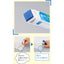 KOKUYO Square Color Changing Lipstick Glue Achromatic Lipstick Glue Blue Pink 8g TA-KS311 - CHL-STORE 