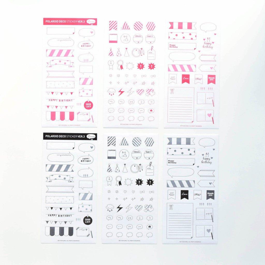 Korea 2NUL Polaroid Sticker Polaroid Deco Sticker Cute Polaroid Dialog Sticker NP-HTEQF-007 - CHL-STORE 
