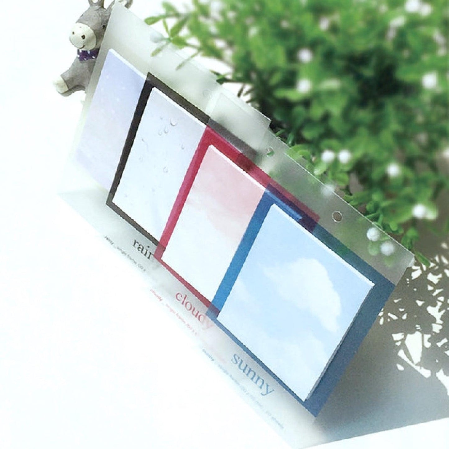 Korea Stationery Climate Notes Four Seasons Window Modeling 4 Styles Random Shipment NP-000104 - CHL-STORE 