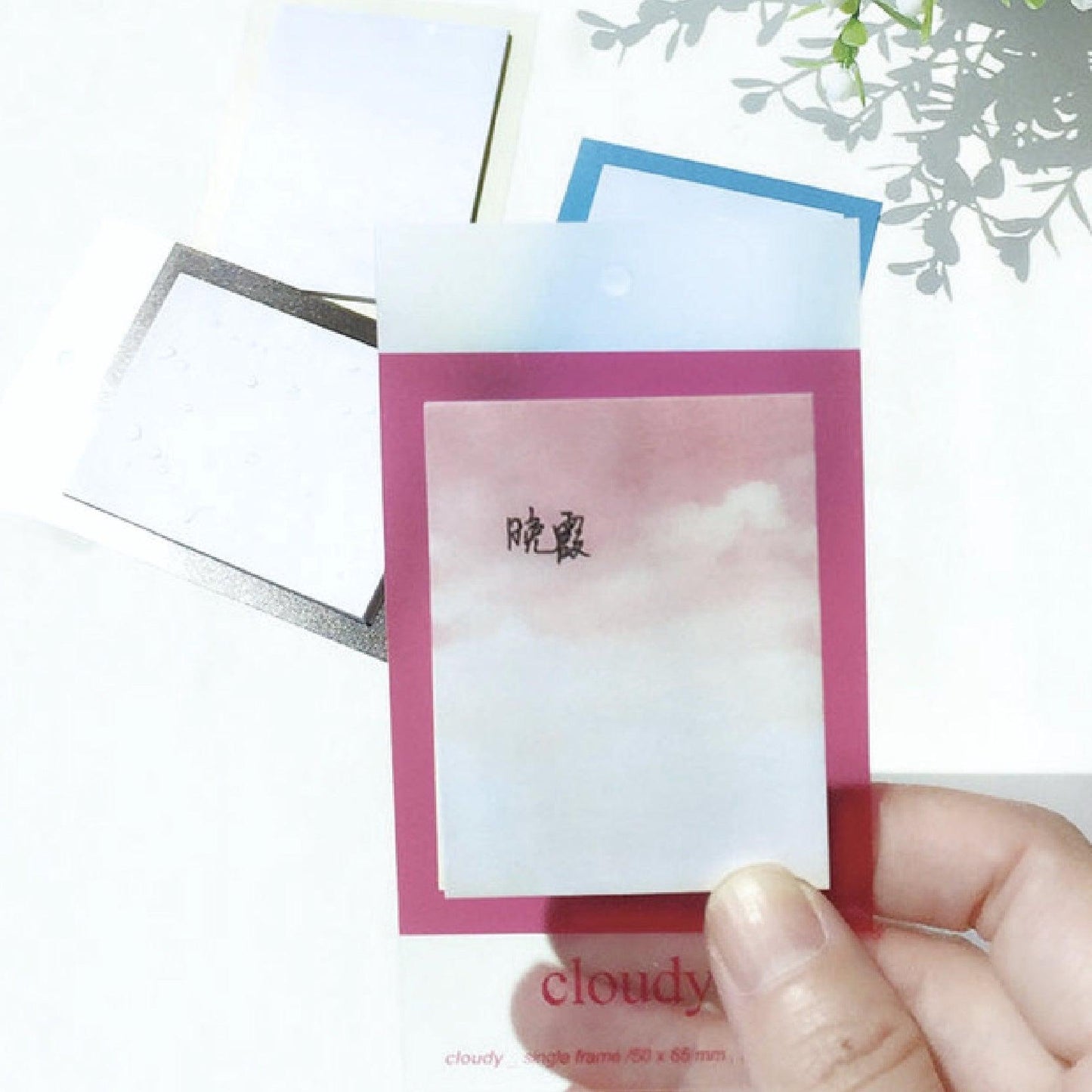 Korea Stationery Climate Notes Four Seasons Window Modeling 4 Styles Random Shipment NP-000104 - CHL-STORE 