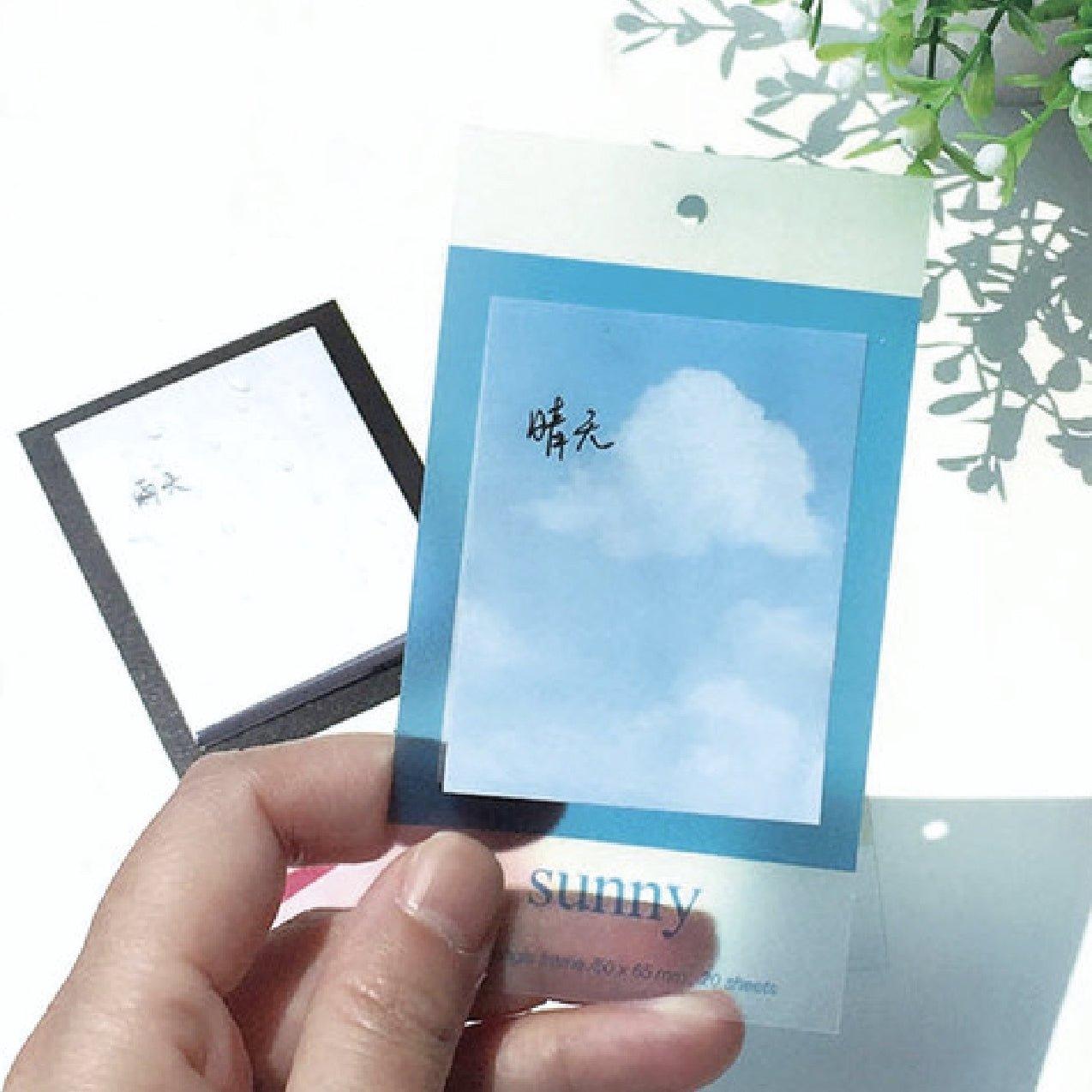 Korea Stationery Climate Notes Four Seasons Window Modeling 4 Styles Random Shipment NP-000104 - CHL-STORE 