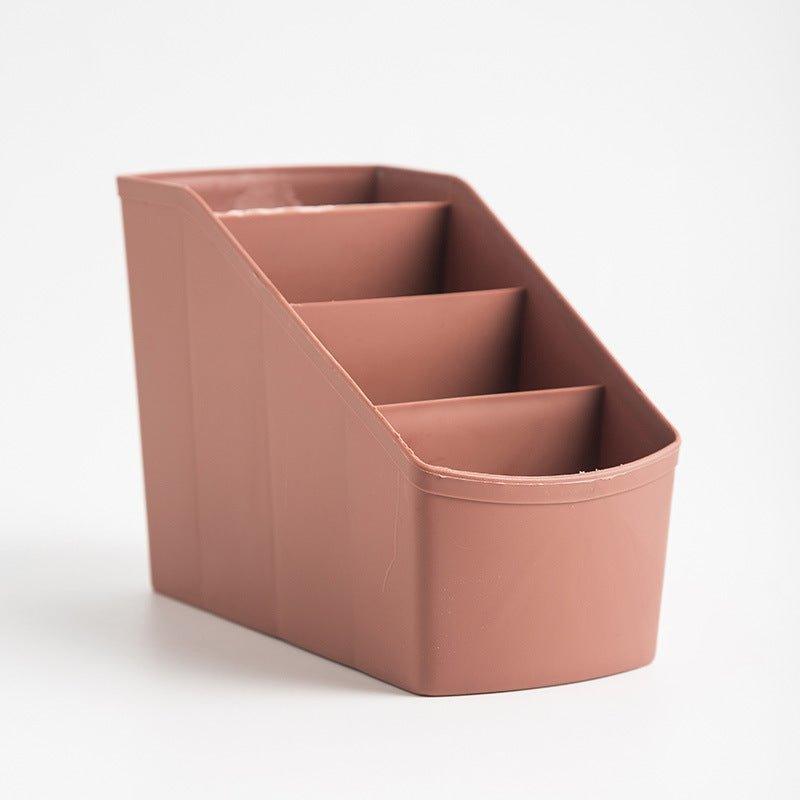 Korean desktop four grid PP storage box trapezoidal storage box multifunctional storage box - CHL-STORE 
