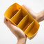 Korean desktop four grid PP storage box trapezoidal storage box multifunctional storage box - CHL-STORE 