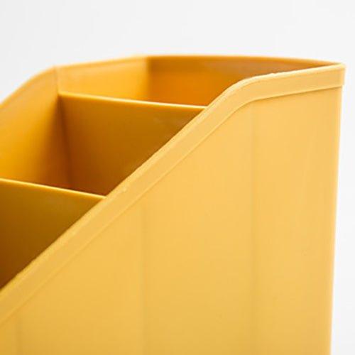 Korean desktop four grid PP storage box trapezoidal storage box multifunctional storage box - CHL-STORE 