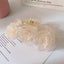 Korean Fairy French minimalist retro Metal Tassel Pearl Large Shark Clip Beauty Salon Exquisite Hair Clip Net Beauty Blonde Fashion Accessories - CHL-STORE 