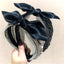 Korean Lace Bow Headband Black Champagne AC-000001 - CHL-STORE 