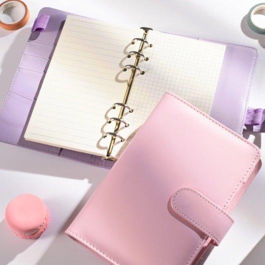 Korean stationery Macaron color loose-leaf handbook Girl heart Candy color Notebook Notepad loose-leaf book - CHL-STORE 