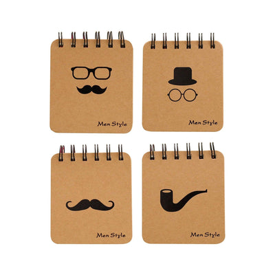 Korean stationery small and portable Mr. Beard coil notebook coil book notepad NP-030079 - CHL-STORE 
