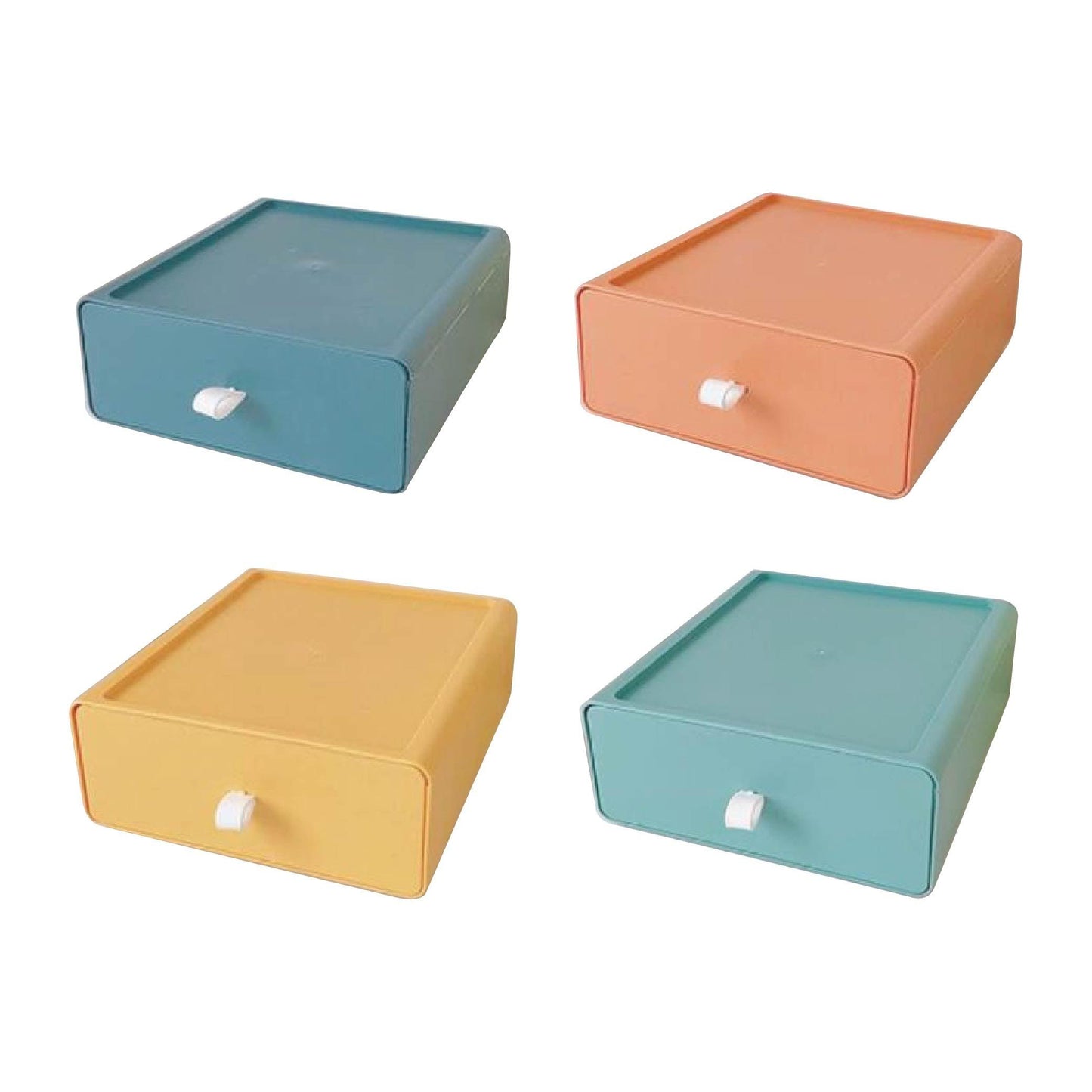 Korean version Morandi color desktop multi-layer storage box large-capacity storage NP-020015 - CHL-STORE 