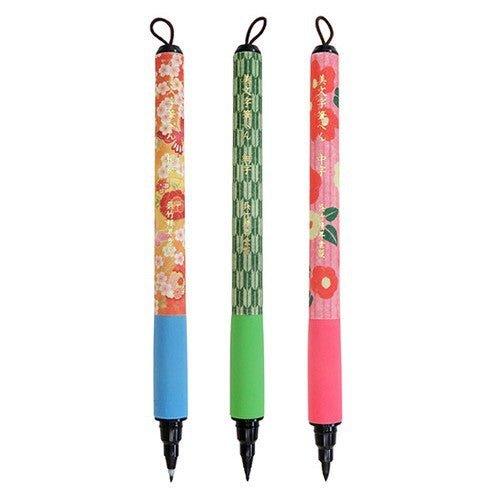 Kuretake XTWM1 Japanese style pattern ultra-fine limited brush Chinese Calligraphy soft tip brush - CHL-STORE 