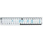 KUTSUWA HiLiNE Rule 51cm 19cm Ruler Long Ruler Marking Ruler Iron Edge Ruler KB018 KB015 - CHL-STORE 