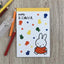 Kutsuwa MF66 A5 A6 Miffy Graffiti Book Six-color Pencil Holder Set Miffy Coil Drawing Book Miffy Around - CHL-STORE 