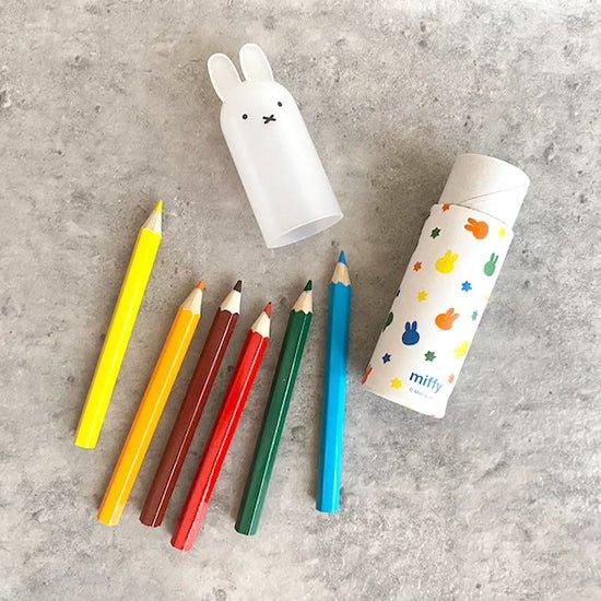 Kutsuwa MF66 A5 A6 Miffy Graffiti Book Six-color Pencil Holder Set Miffy Coil Drawing Book Miffy Around - CHL-STORE 
