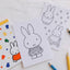 Kutsuwa MF66 A5 A6 Miffy Graffiti Book Six-color Pencil Holder Set Miffy Coil Drawing Book Miffy Around - CHL-STORE 