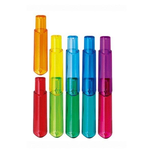 KUTSUWA RB022 Pencil Cover Pencil Extension Auxiliary Sleeve 10pcs Children's Product Design Award - CHL-STORE 