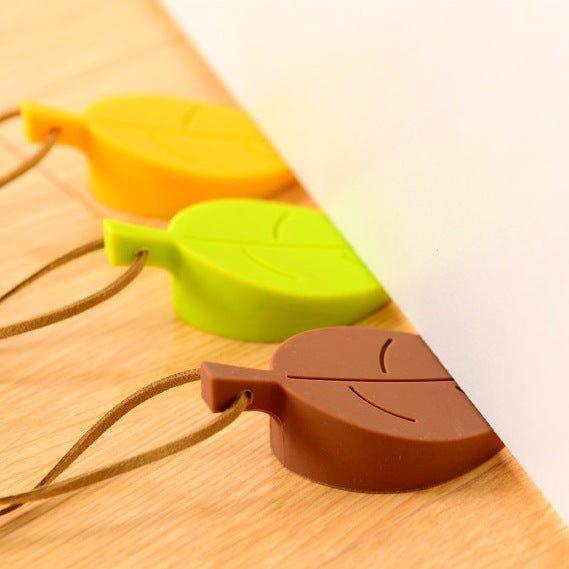 Leaf Silicone Door File Leaf Shape Home Safety Baby Protection LI-030003 - CHL-STORE 