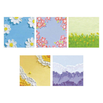 Letter Lover's Notebook Four Seasons Painting Series Spring Flowers Decorative Note Paper Note Paper NP-030026 - CHL-STORE 