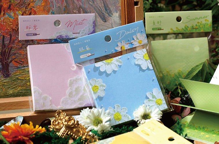 Letter Lover's Notebook Four Seasons Painting Series Spring Flowers Decorative Note Paper Note Paper NP-030026 - CHL-STORE 