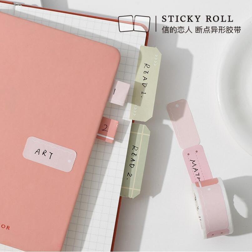 Letter Lover Washi Tape Dot Geometric Candy Color Vintage Color NP-H7TIY-007 - CHL-STORE 