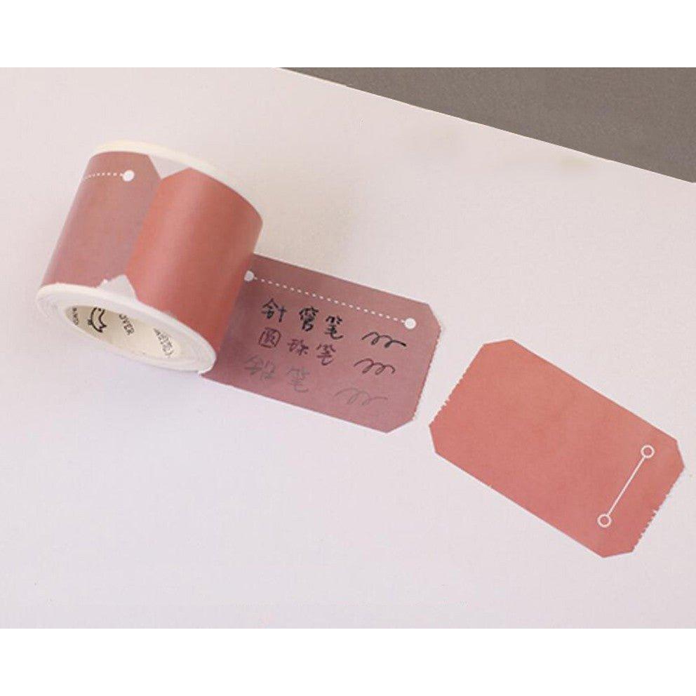 Letter Lover Washi Tape Dot Geometric Candy Color Vintage Color NP-H7TIY-007 - CHL-STORE 