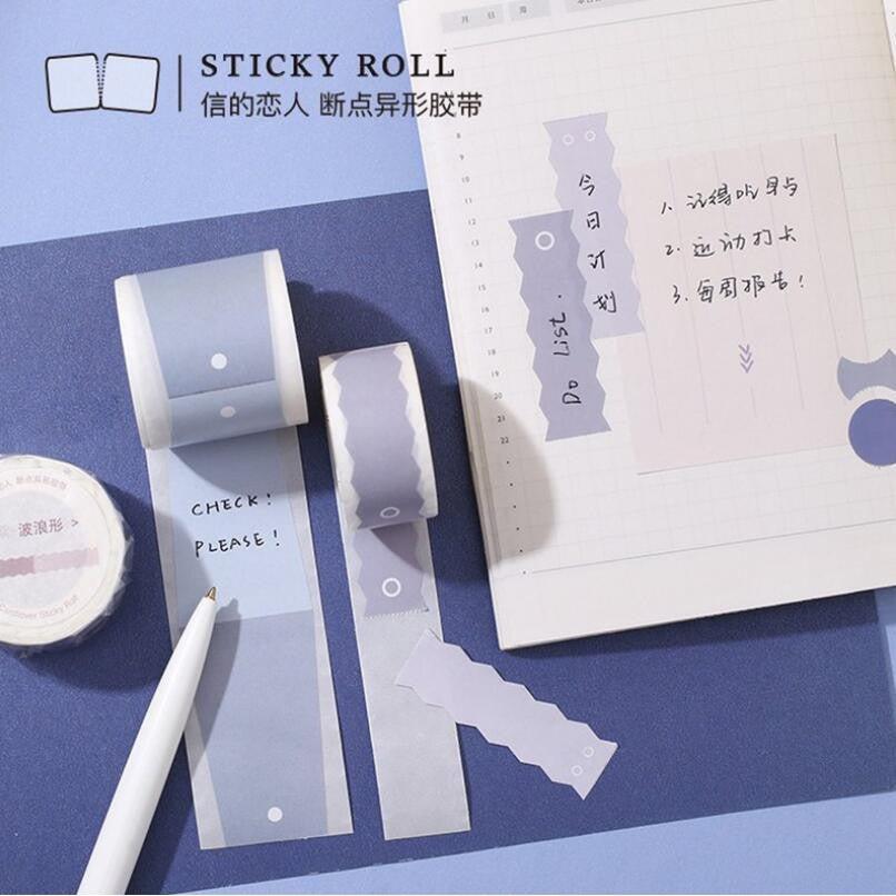 Letter Lover Washi Tape Dot Geometric Candy Color Vintage Color NP-H7TIY-007 - CHL-STORE 