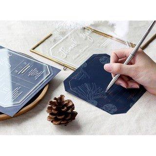 Letter lovers acrylic transparent texture bronzing series creative message card message card acrylic card NP-H7TIY-502 - CHL-STORE 