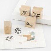 Letter Lovers Funny and Funny Cartoonist Series Wooden Stamps NP-H7TGI-602 - CHL-STORE 