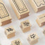 Letter Lovers Packaging Series Wooden Seals Label Sticker 3 Styles NP-H7TAY-602 - CHL-STORE 